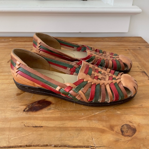 Multi-color huarache sandals size 8 - Picture 2 of 4